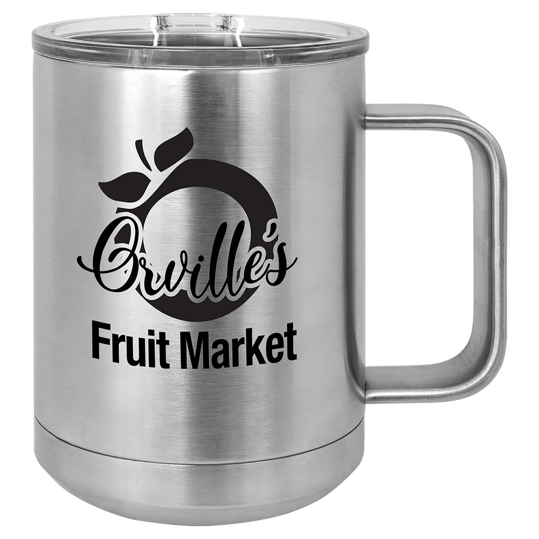 15 oz. Stainless Steel Vacuum Insulated Mug with Slider Lid (18 Different Colors)