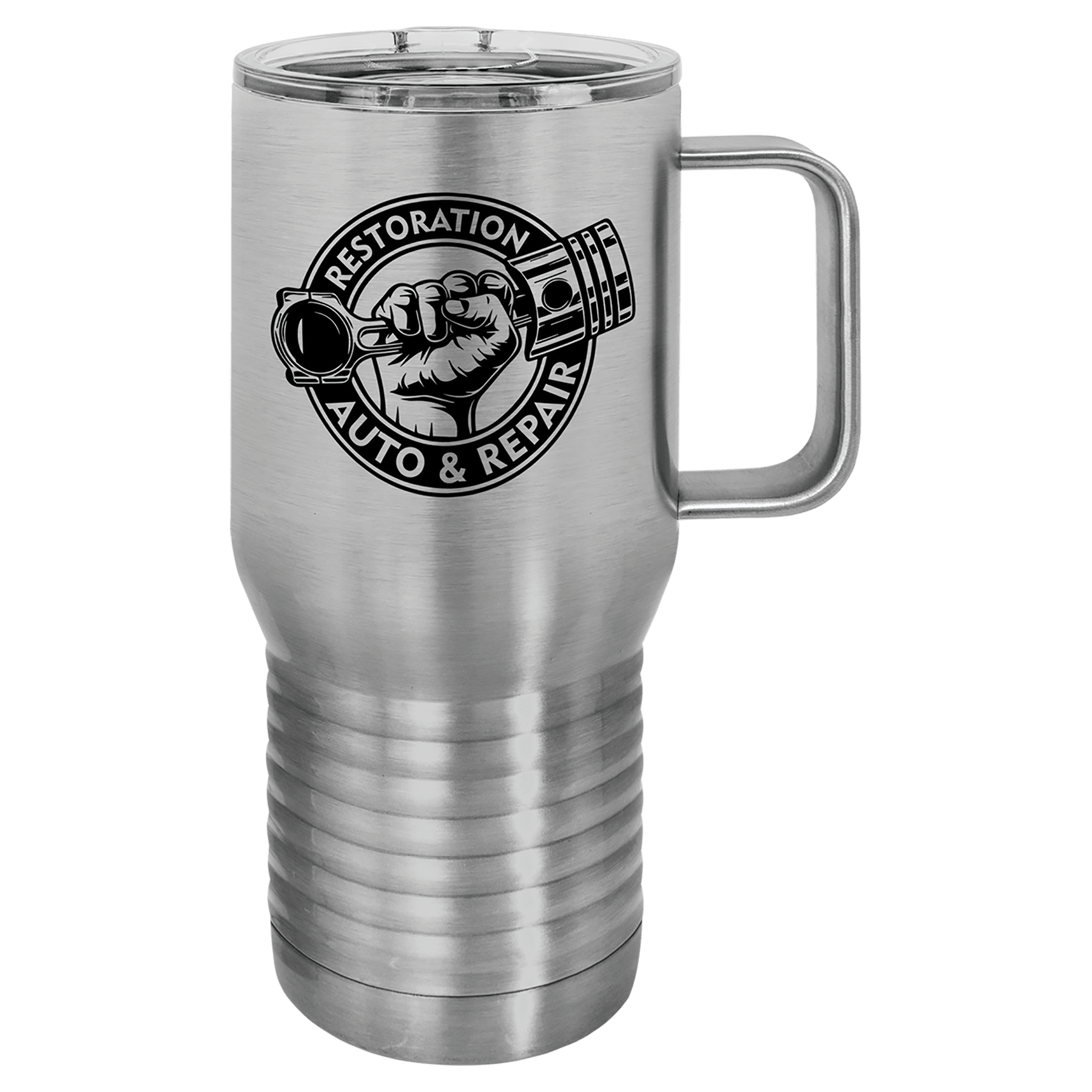 20 oz. Stainless Steel Vacuum Insulated Travel Mug with Slider Lid (18 Different Colors)