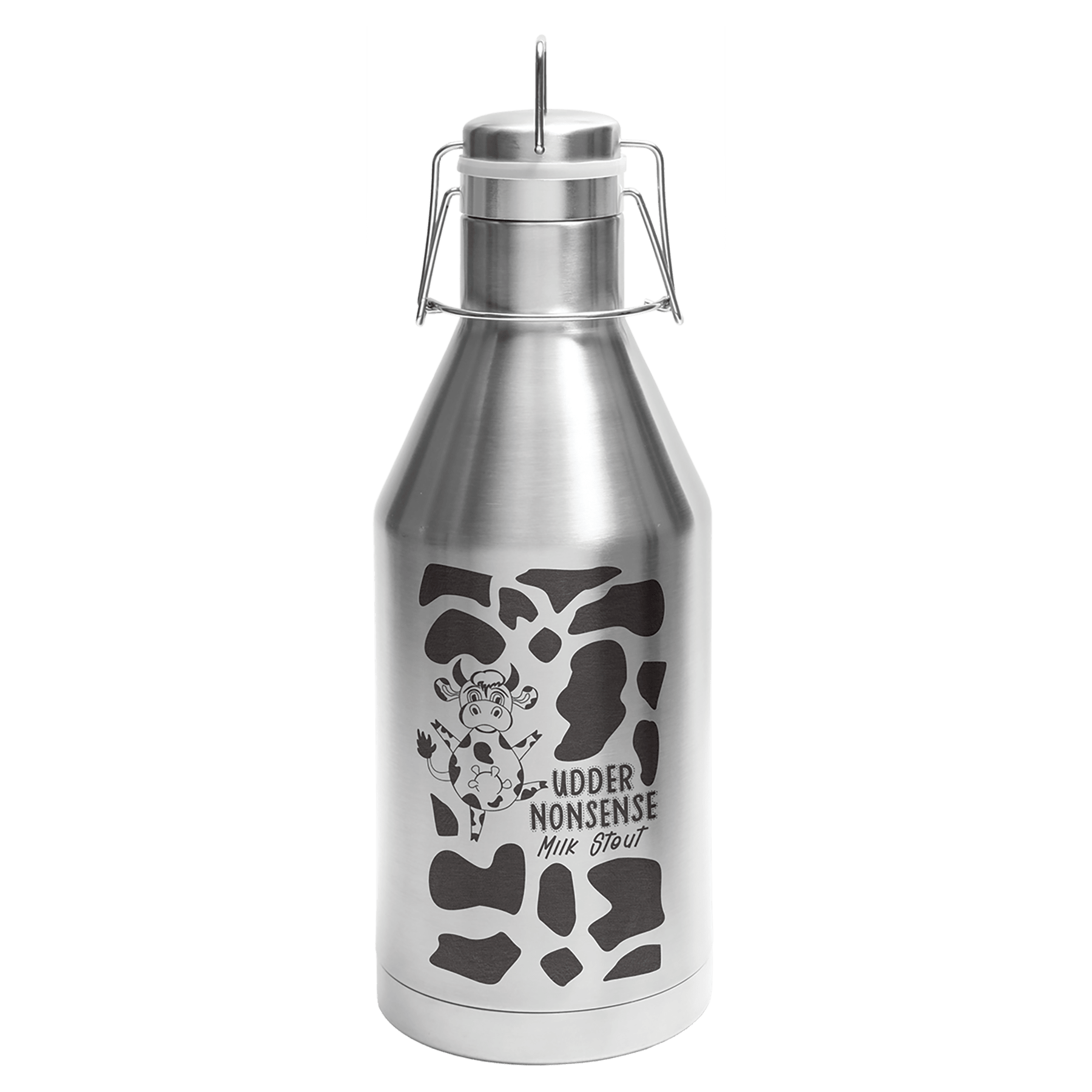 64 oz. Stainless Steel Vacuum Insulated Growler with Swing-Top Lid (18 Different Colors)