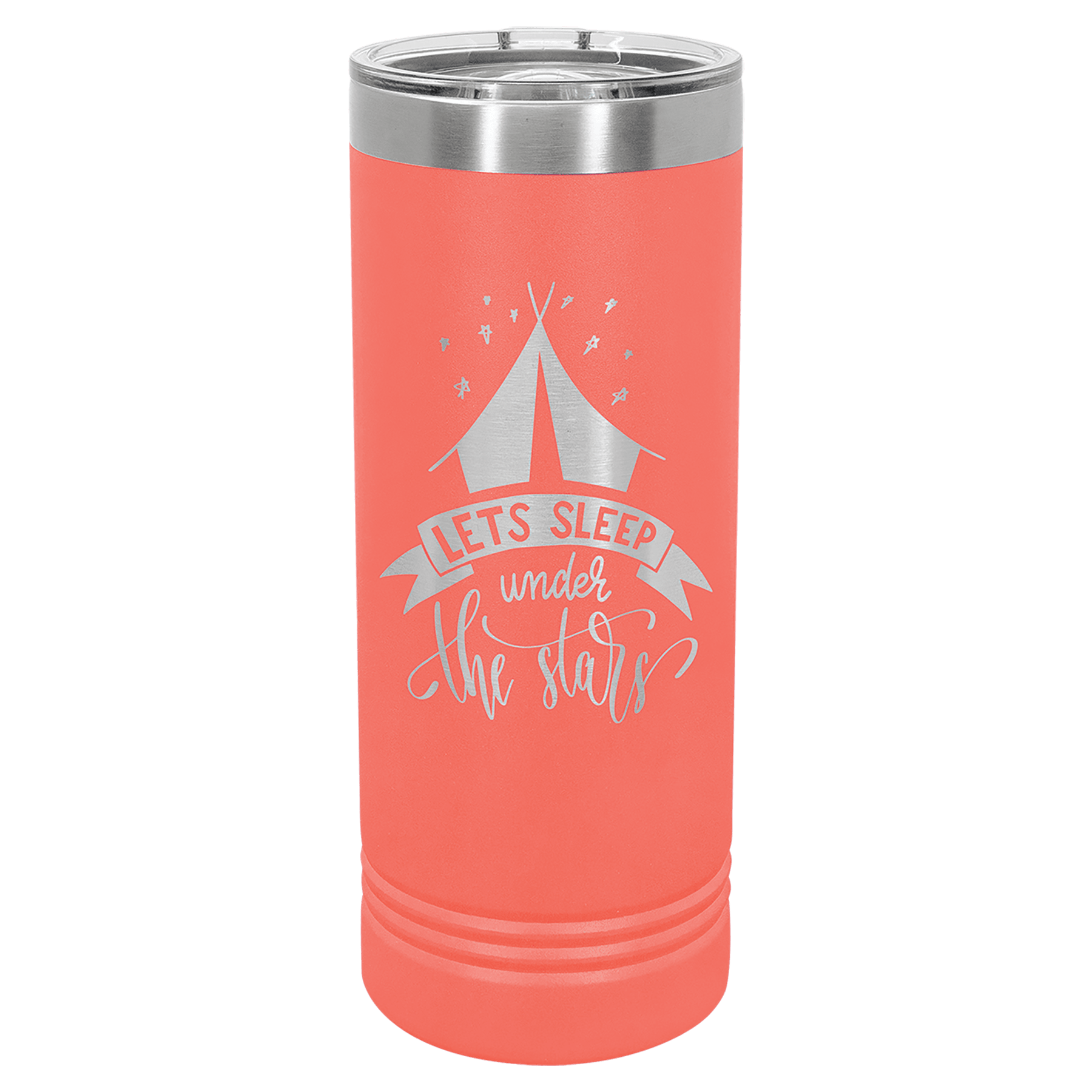 22 oz. Stainless Steel Skinny Tumbler with Slider Lid