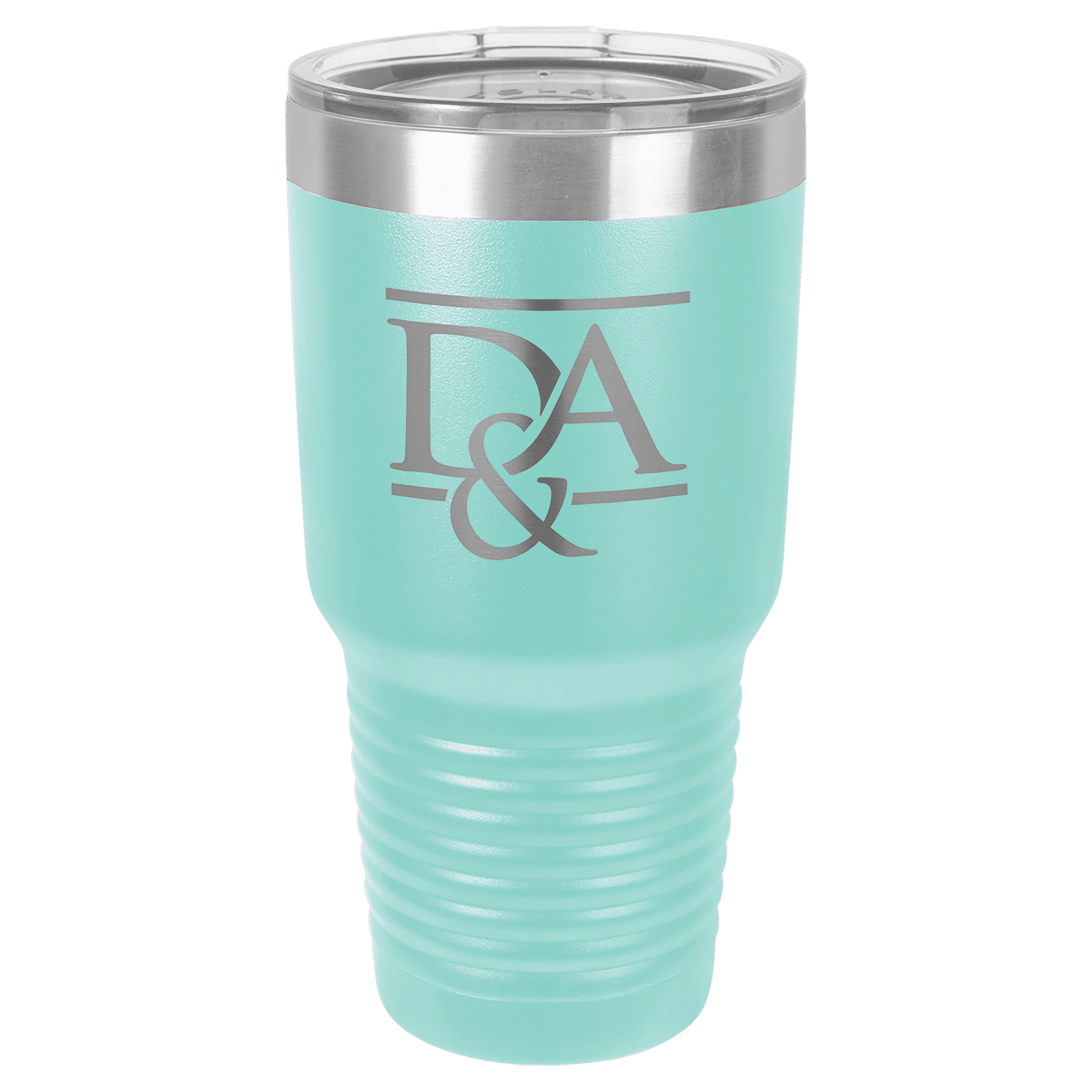 30 oz. Stainless Steel Vacuum Insulated Ringneck Tumbler with Clear Lid (18 Different Colors)