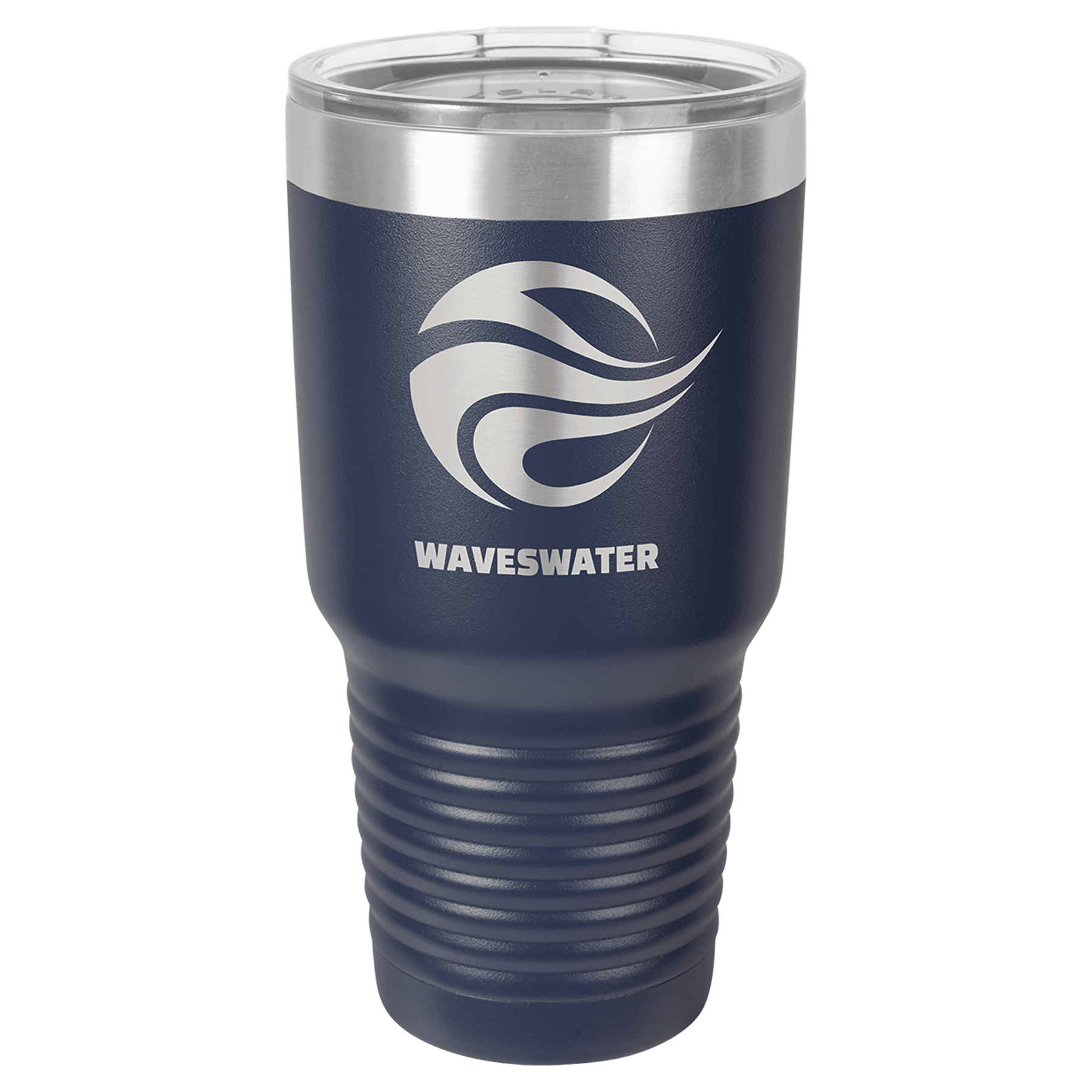 30 oz. Stainless Steel Vacuum Insulated Ringneck Tumbler with Clear Lid (18 Different Colors)