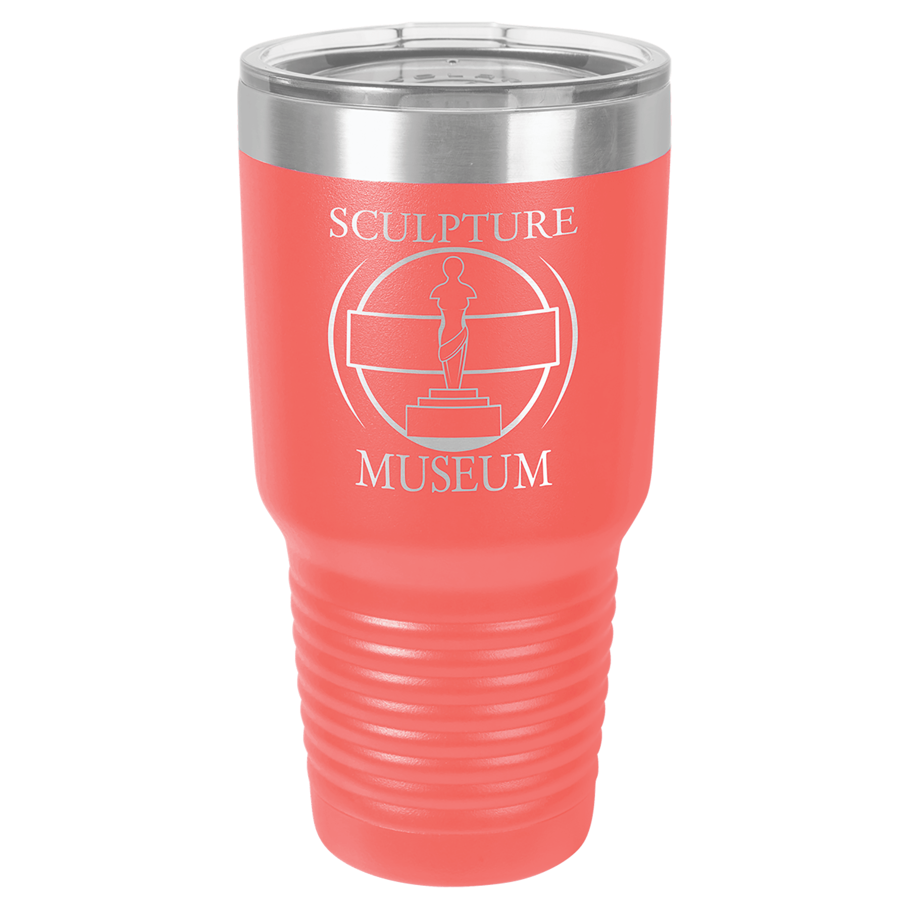 30 oz. Stainless Steel Vacuum Insulated Ringneck Tumbler with Clear Lid