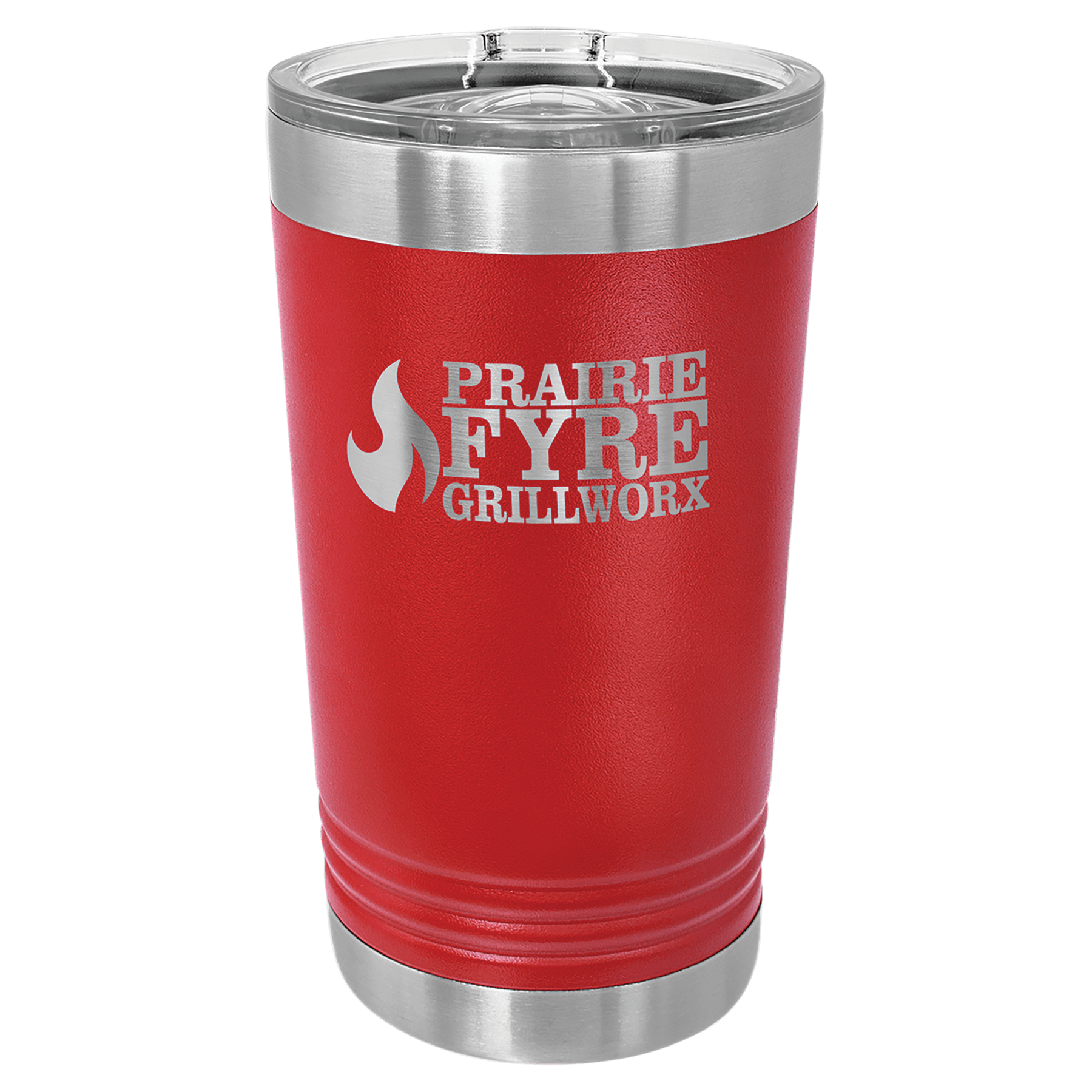 16 oz. Stainless Steel Pint with Slider Lid