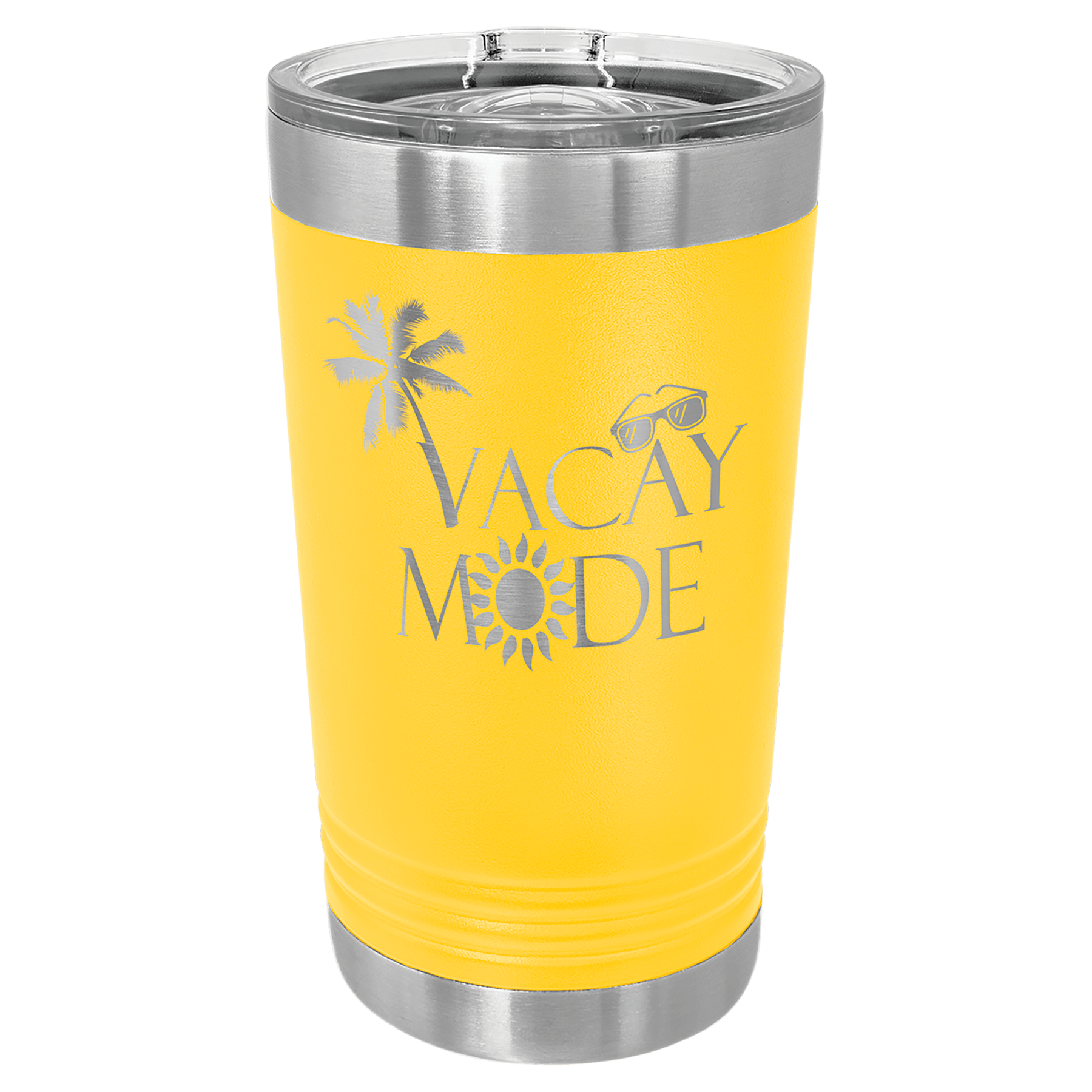 16 oz. Stainless Steel Pint with Slider Lid (18 Different Colors)