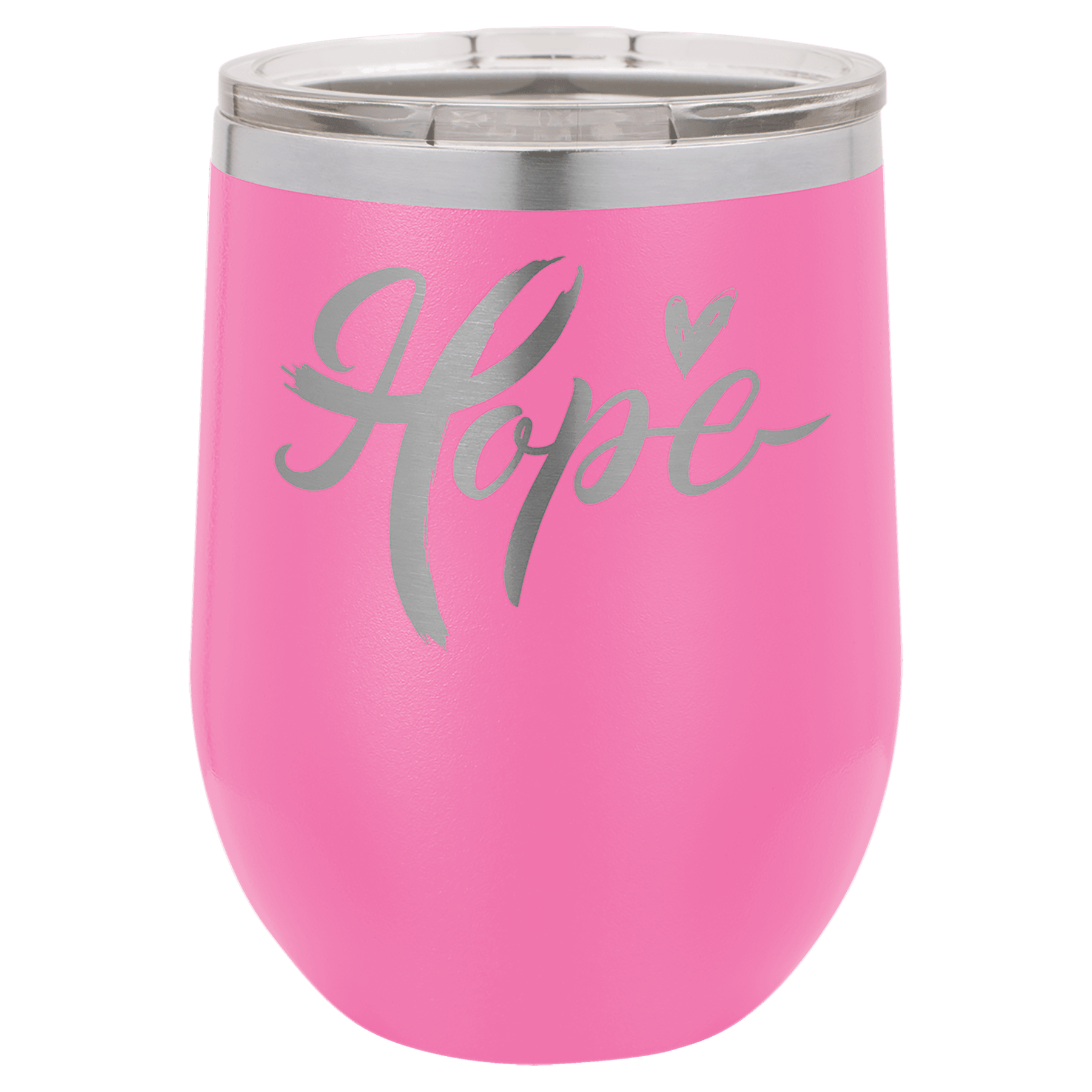 12 oz. Stainless Steel Vacuum Insulated Stemless Wine Tumbler with Lid (18 Different Colors)