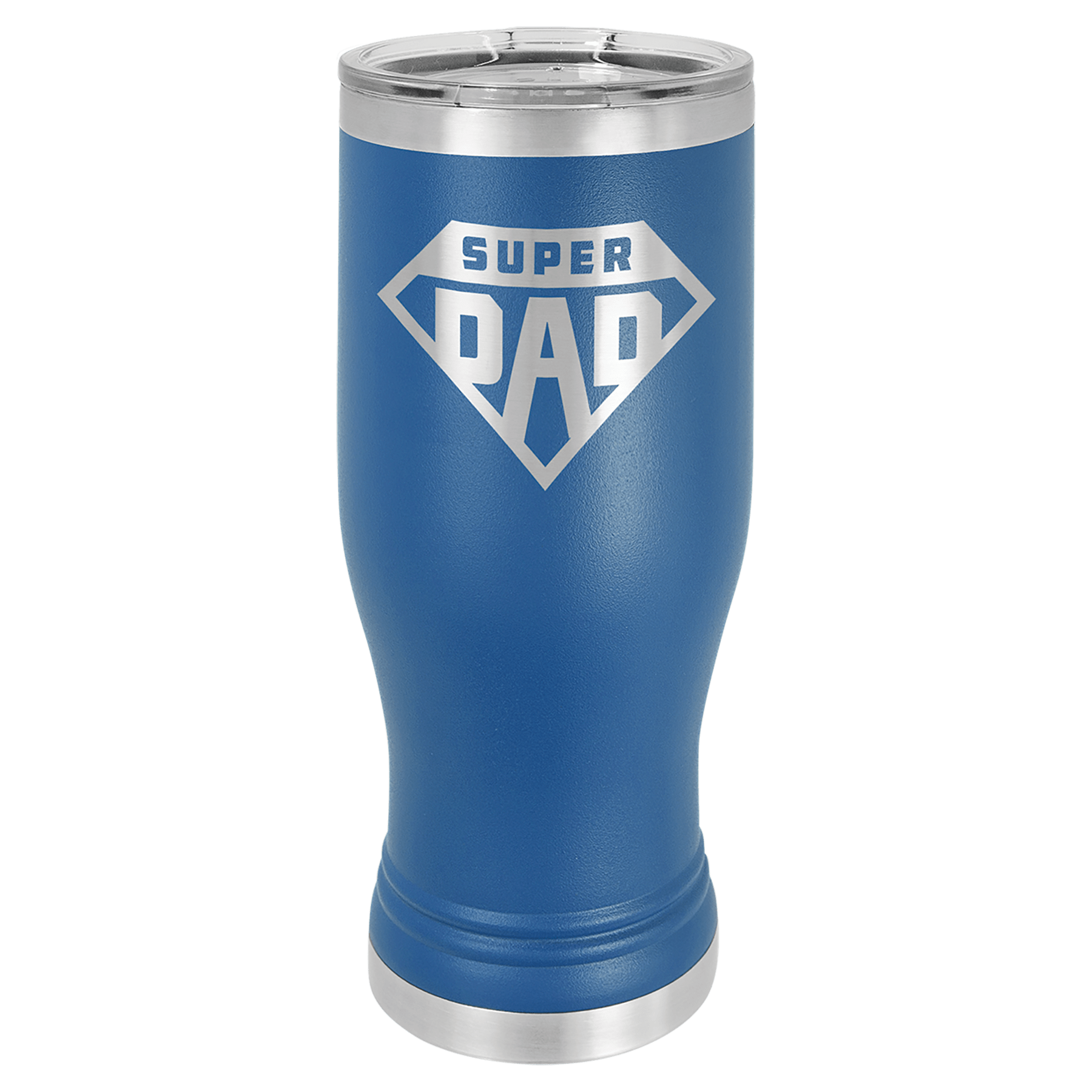 20 oz Stainless Steel Pilsner with Clear Lid (18 Different Colors)