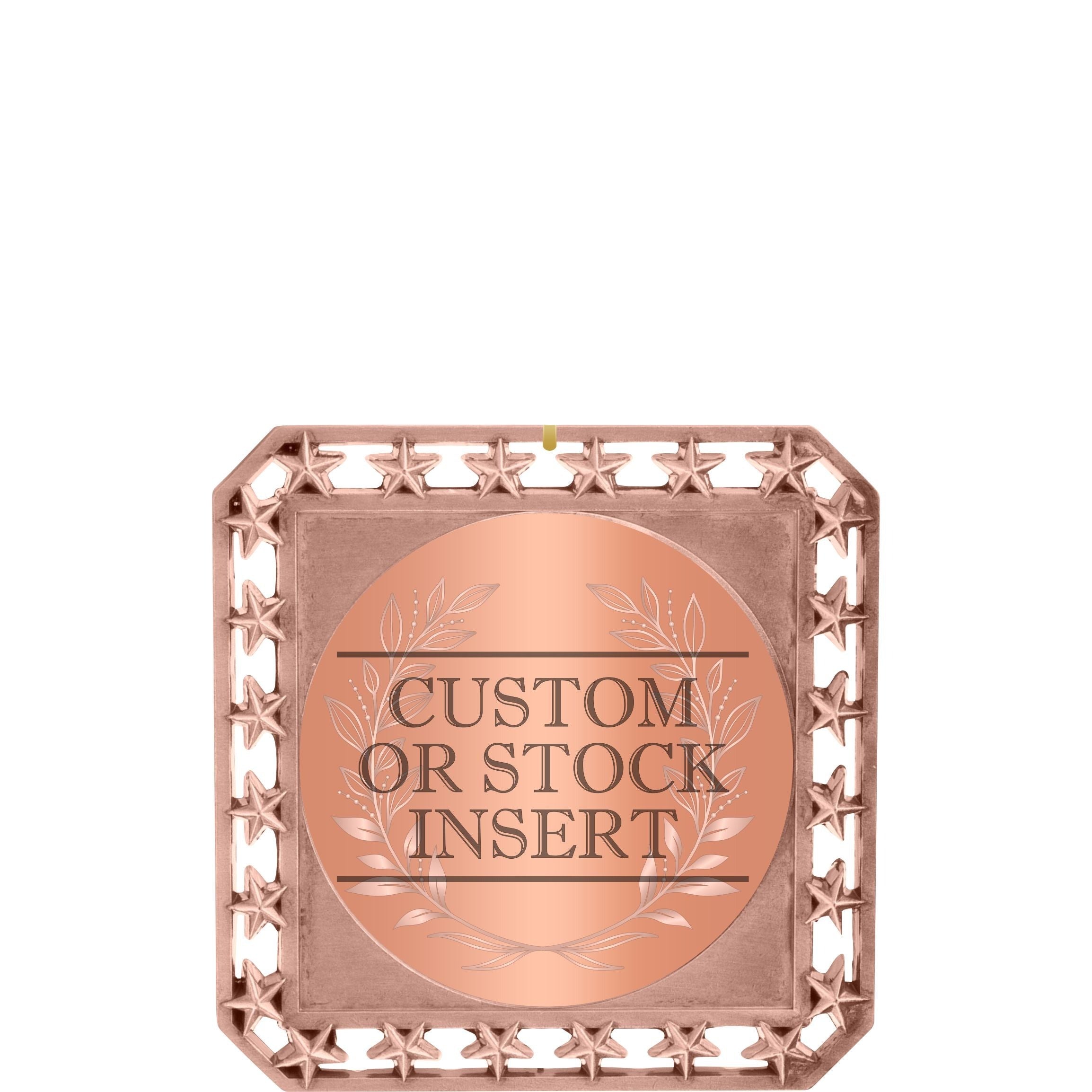 Exclusive Square Medal with Insert